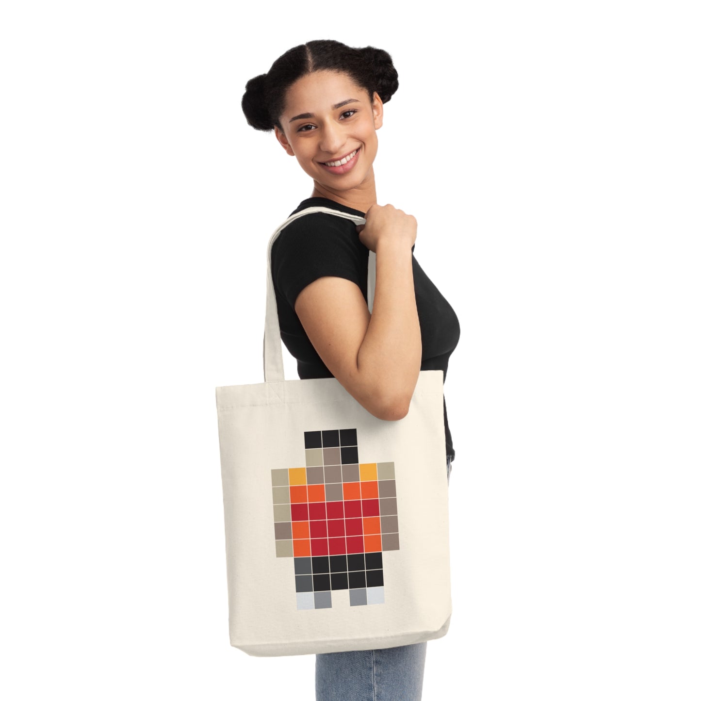 Tote Bag - Neo Colored pixels - Woven