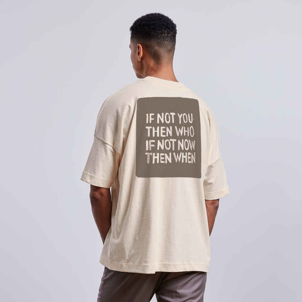 Stanley/Stella BLASTER unisex oversize organic T-shirt - natural raw