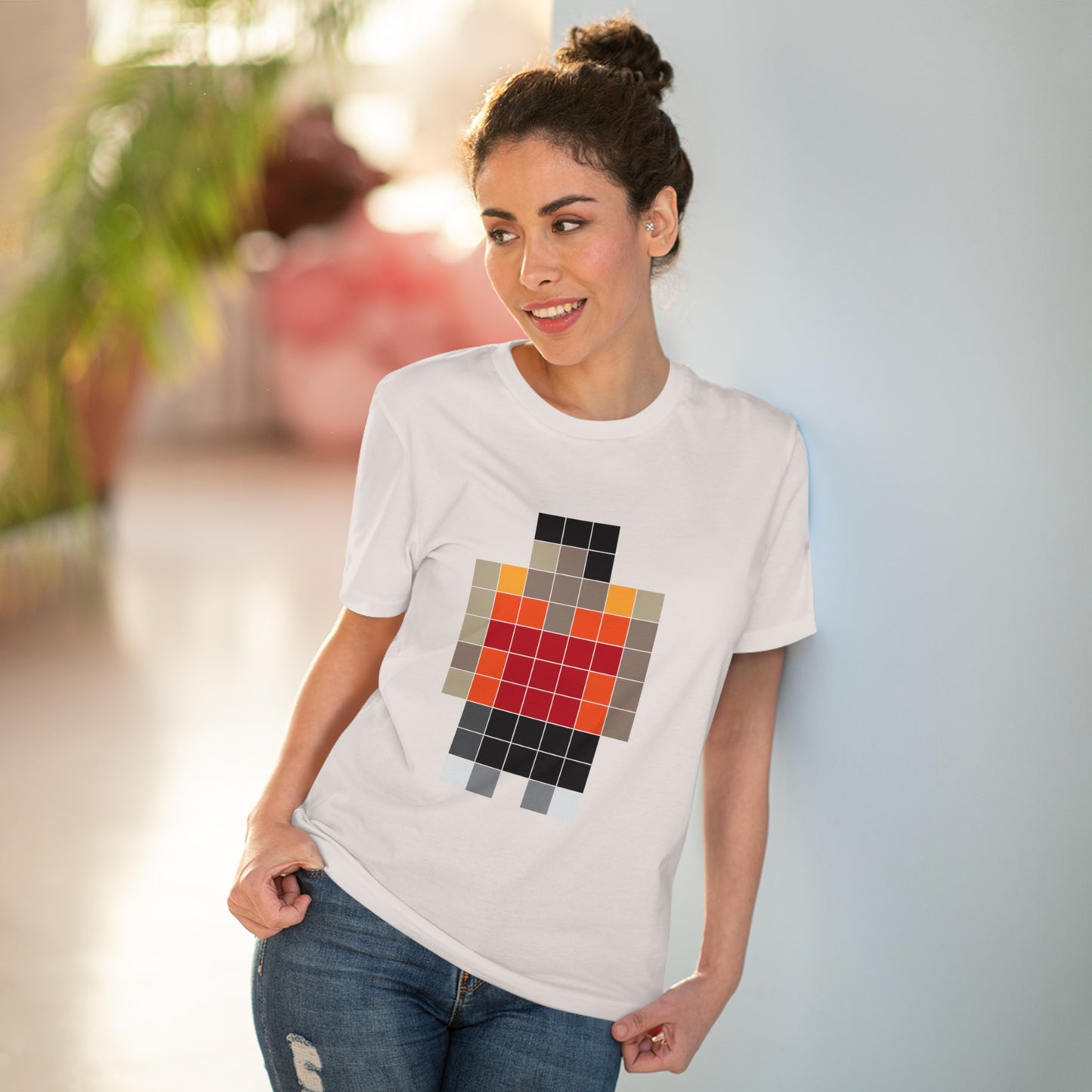 T-shirt - Neo Colored Pixels - Organic - Unisex
