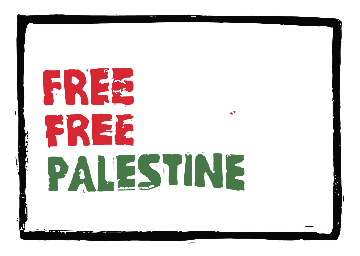 Digital Sign - Free Free Palestine
