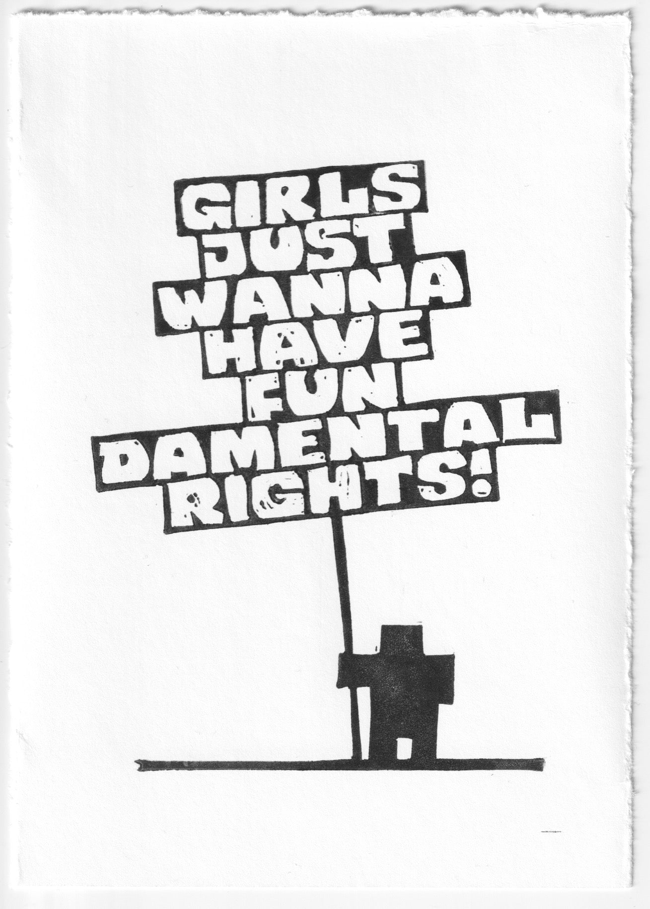 Lino Print - Girls