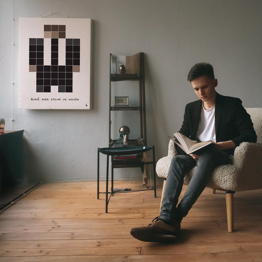 Poster - Neo Suite Pixels-  Semi-Glossy Paper + Wooden Framed