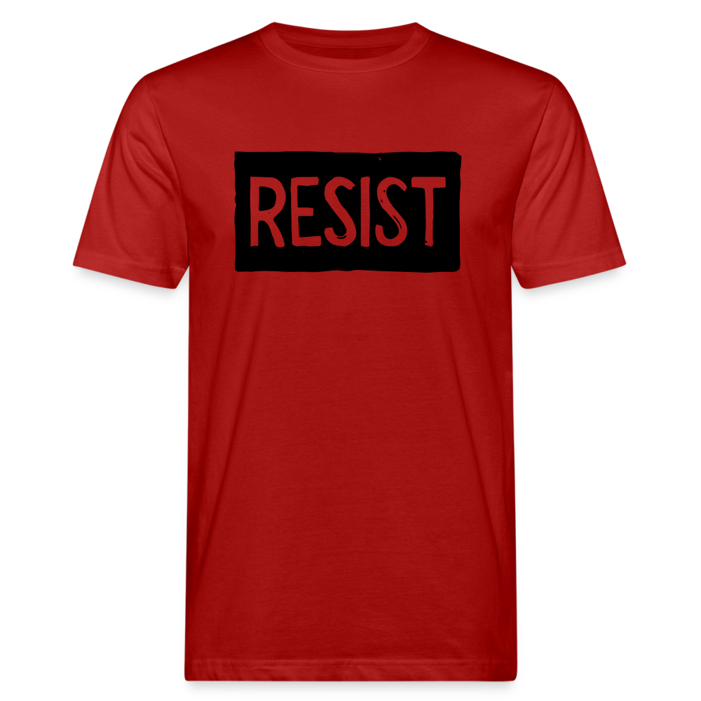 Men's Organic T-Shirt - dark red