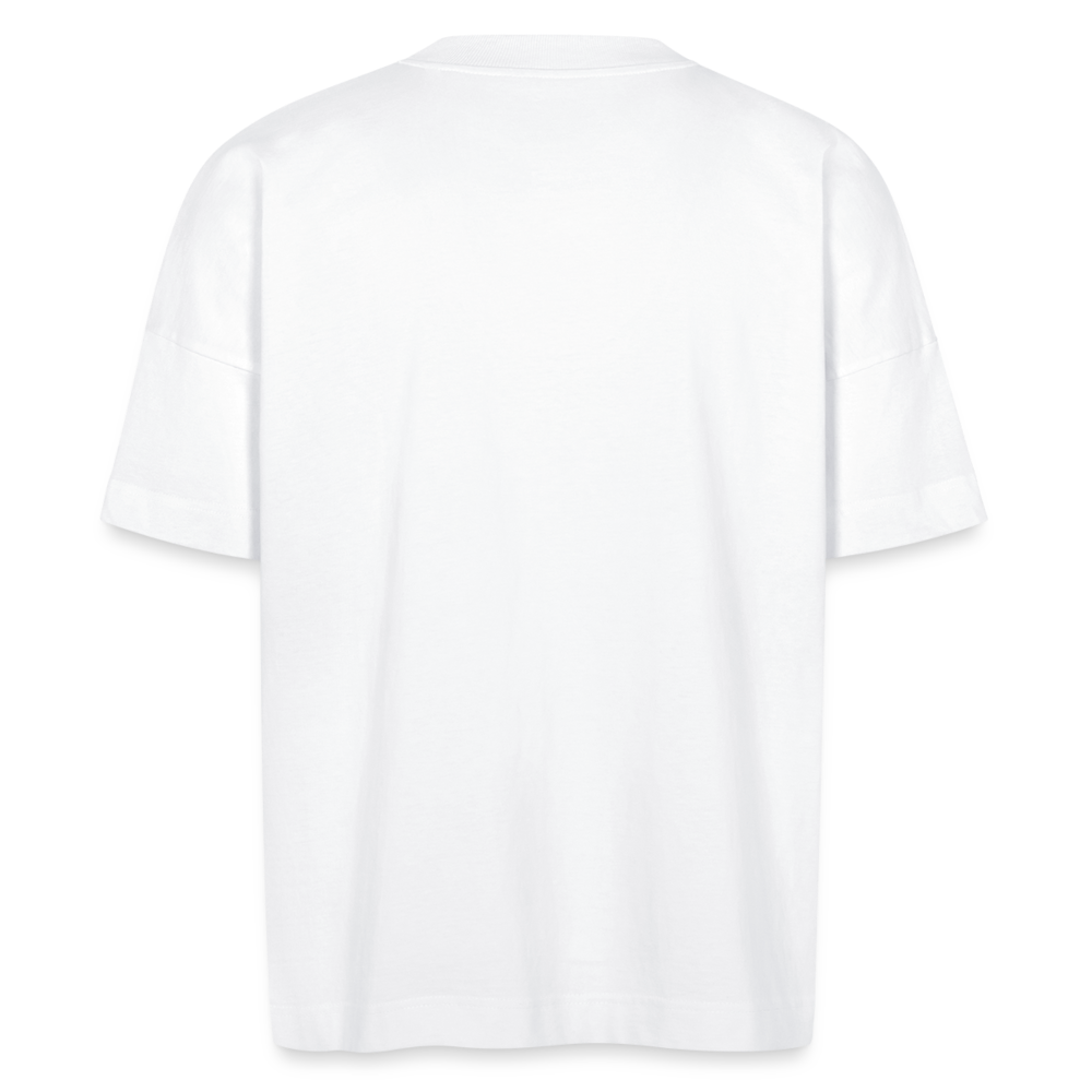 Neo White Pixels - Stanley/Stella BLASTER unisex oversize organic T-shirt - white