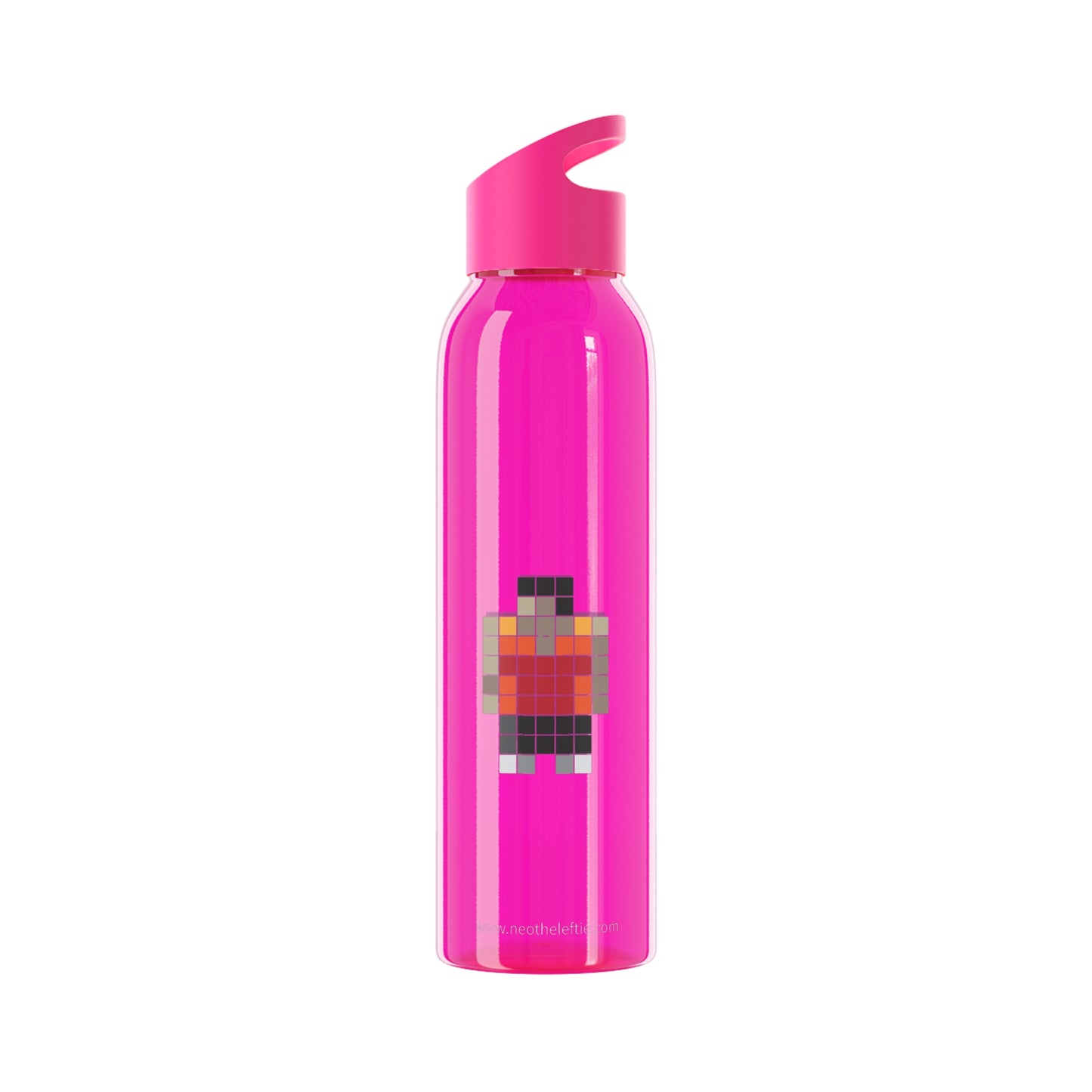 Neo colored pixel Sky Water Bottle