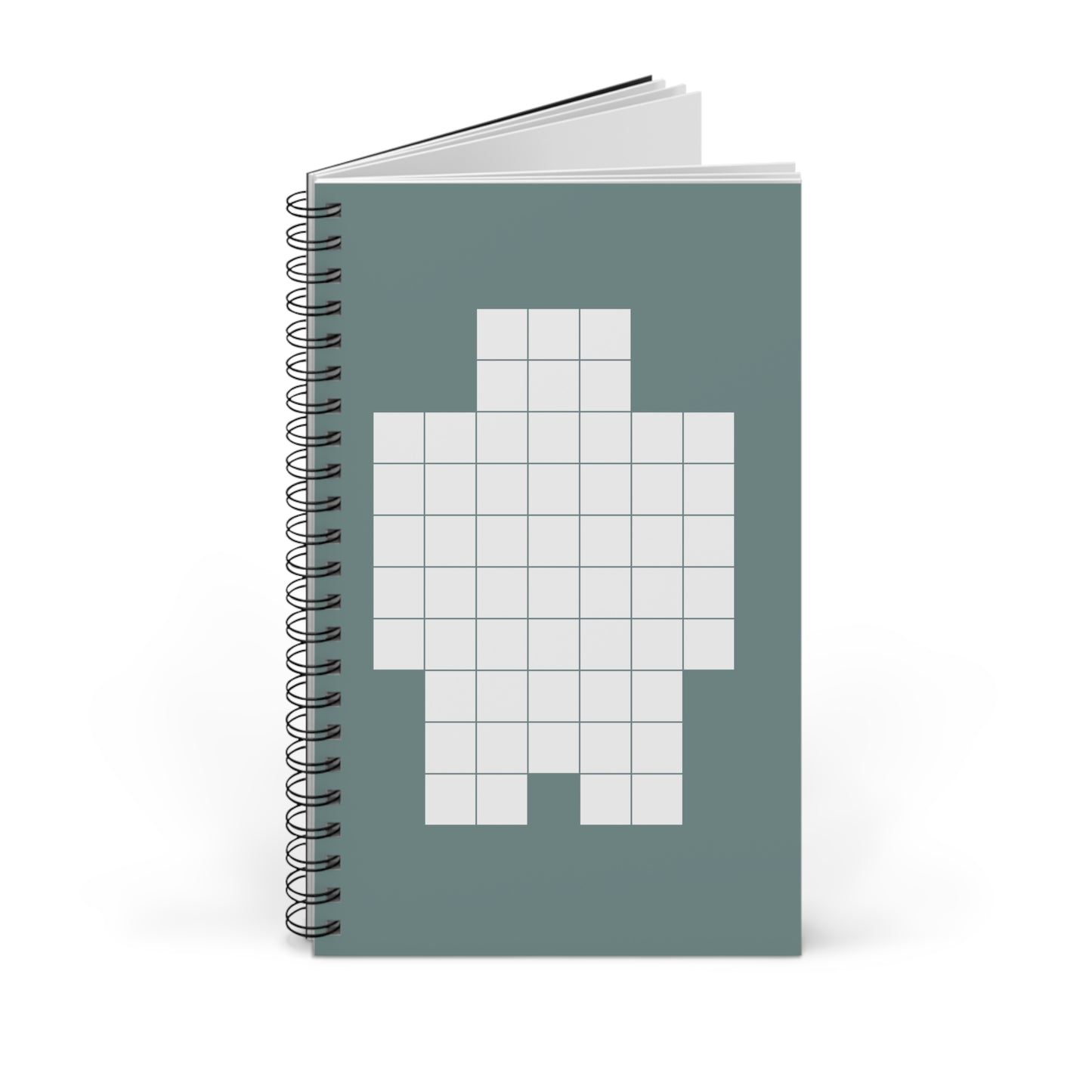 Notebook - Neo White Pixel - Blank paper