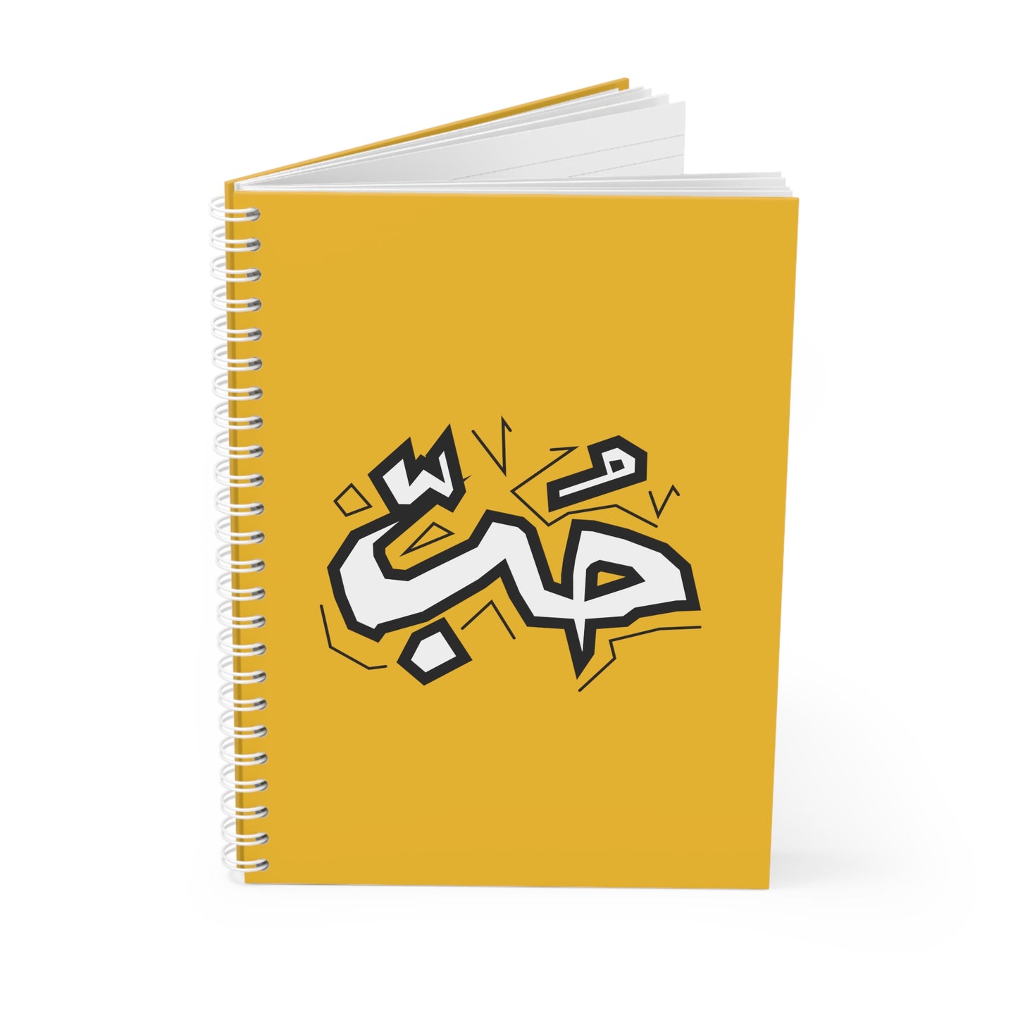 Notebook - Love - Yellow - Spiral