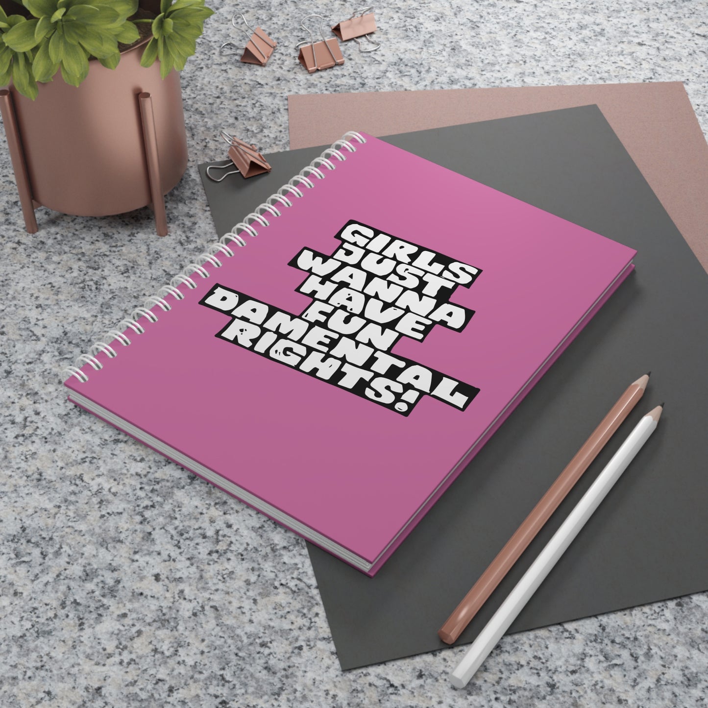 Notebook - Girls - Spiral