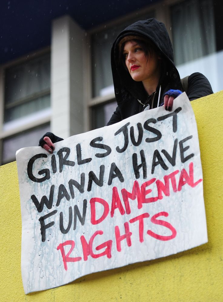 Digital Sign - Girls Just Wanna Have Fun-damental Rights