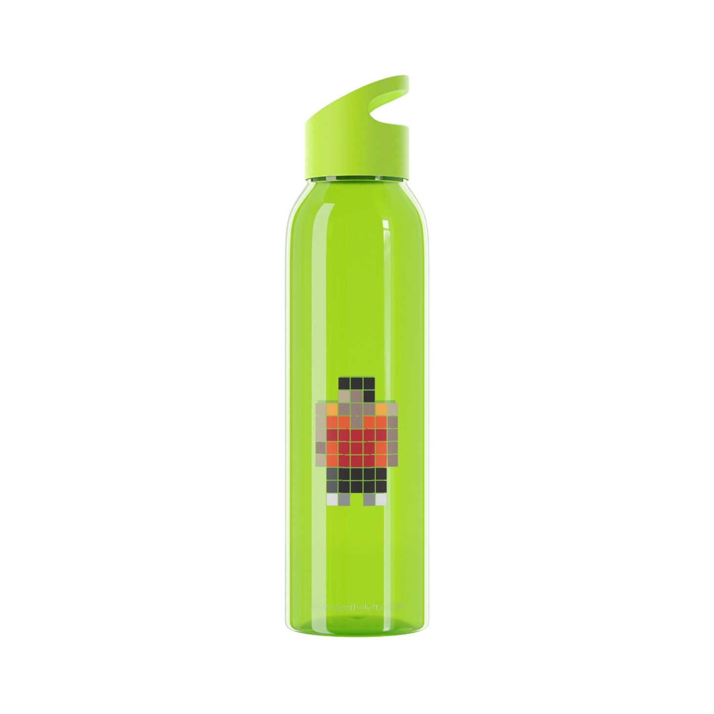 Neo colored pixel Sky Water Bottle