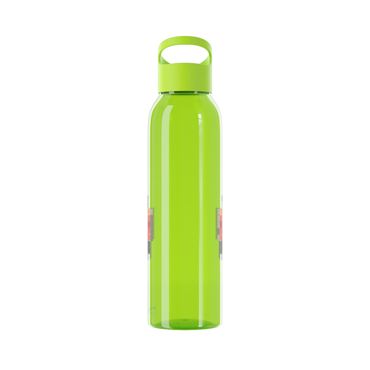 Neo colored pixel Sky Water Bottle