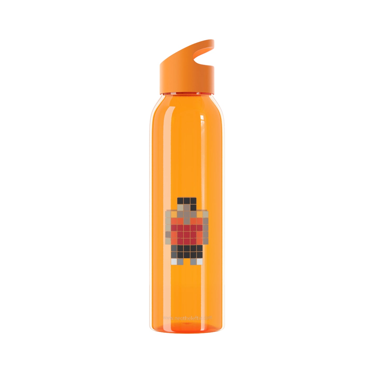 Neo colored pixel Sky Water Bottle