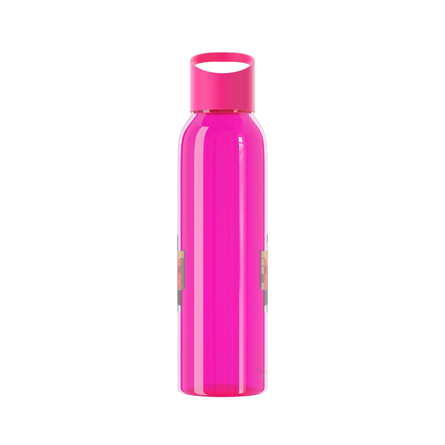 Neo colored pixel Sky Water Bottle
