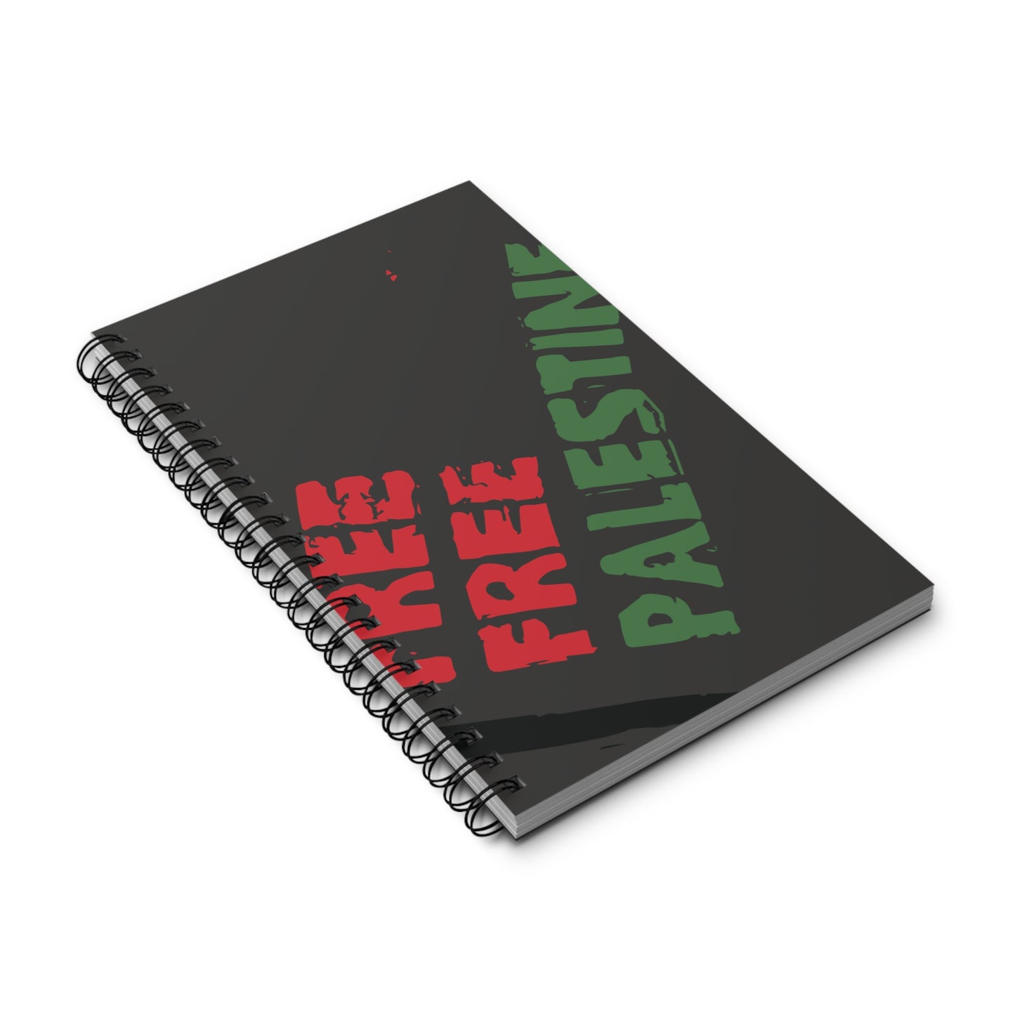 Notebook - Free Palestine - Spiral Journal
