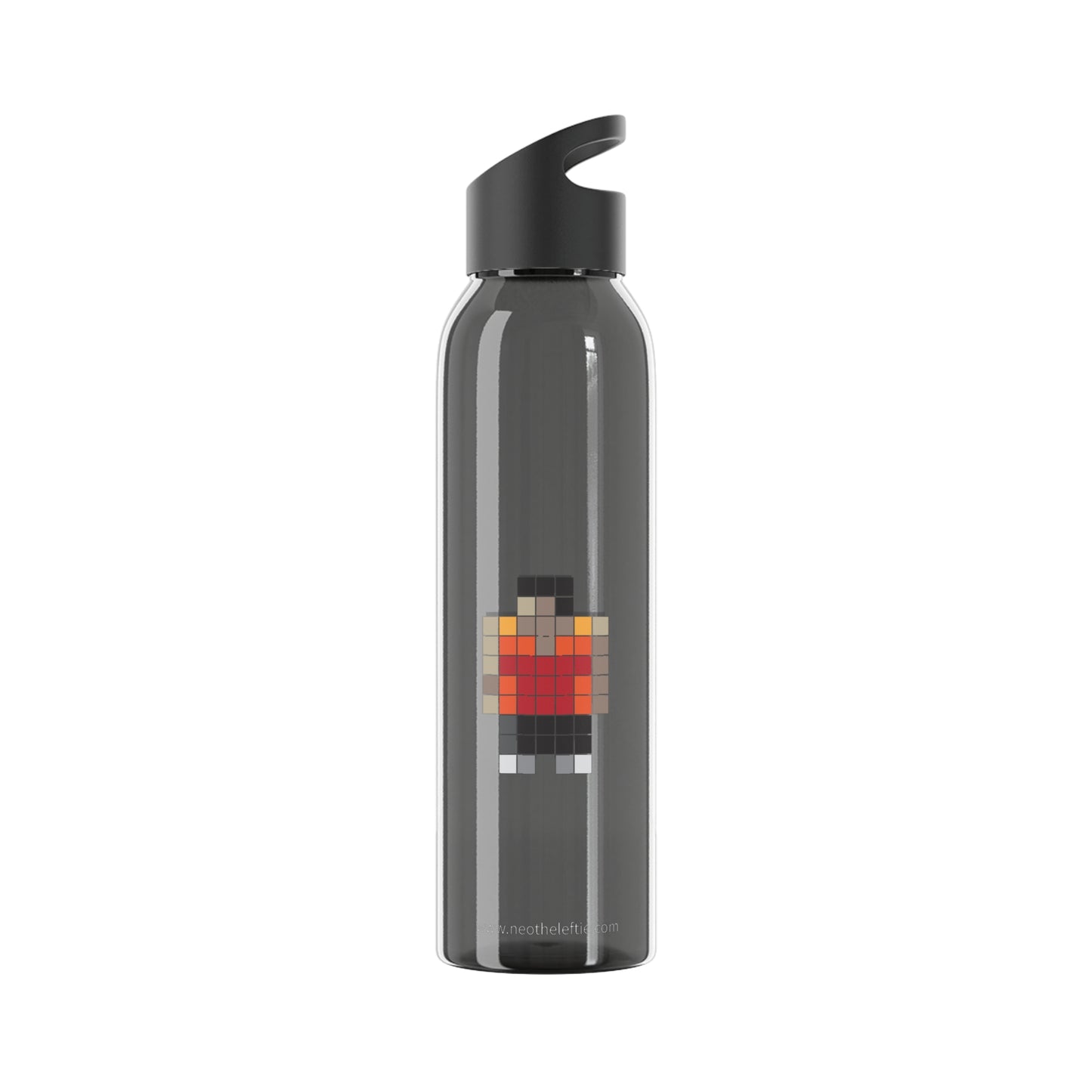 Neo colored pixel Sky Water Bottle