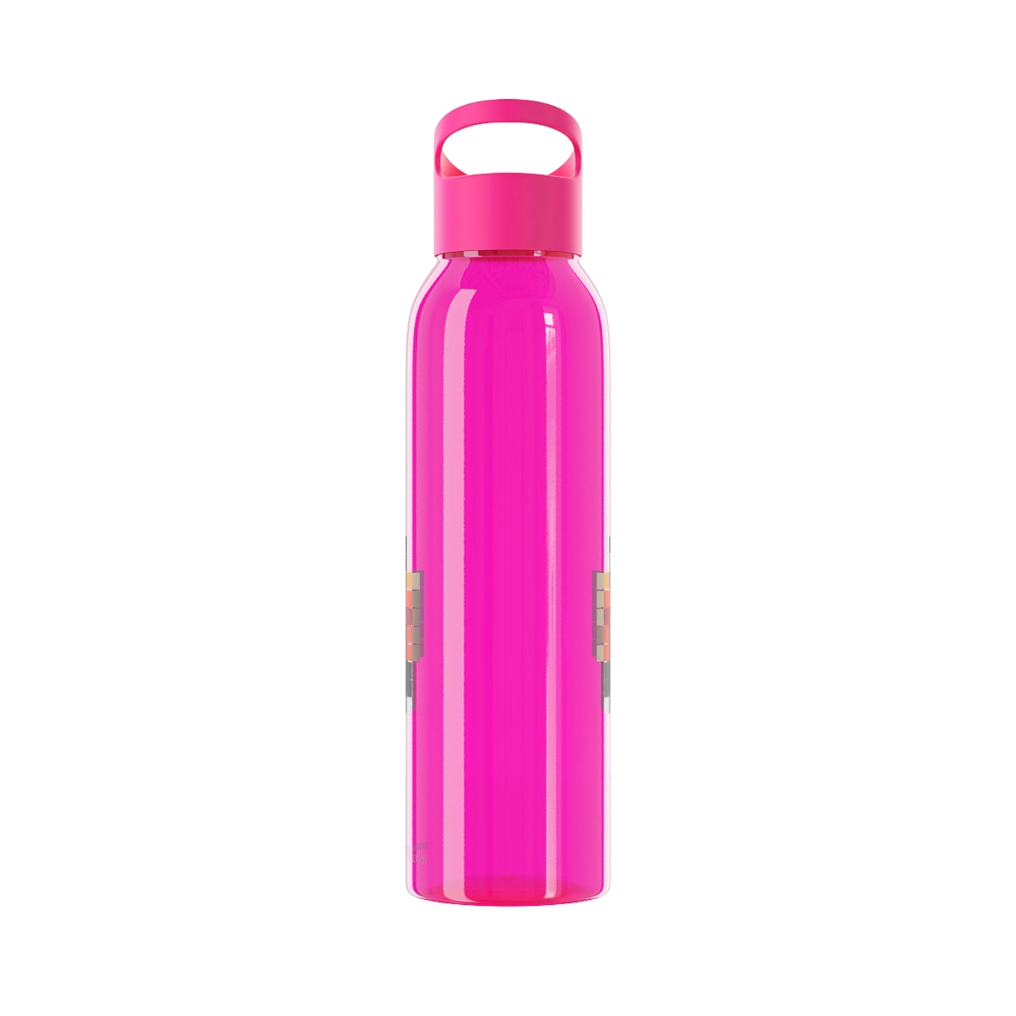 Neo colored pixel Sky Water Bottle