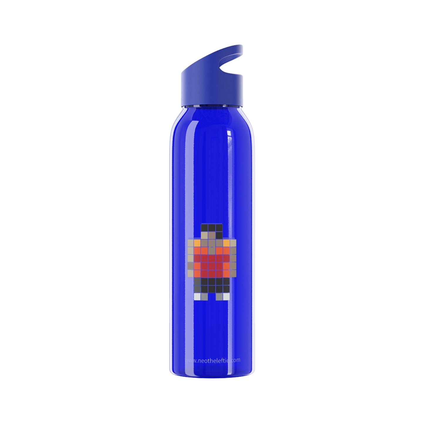 Neo colored pixel Sky Water Bottle