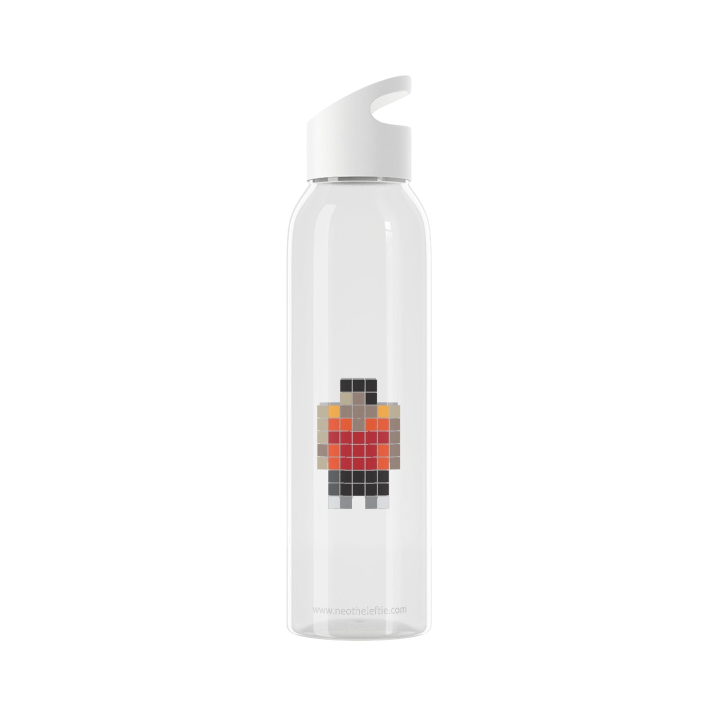 Neo colored pixel Sky Water Bottle