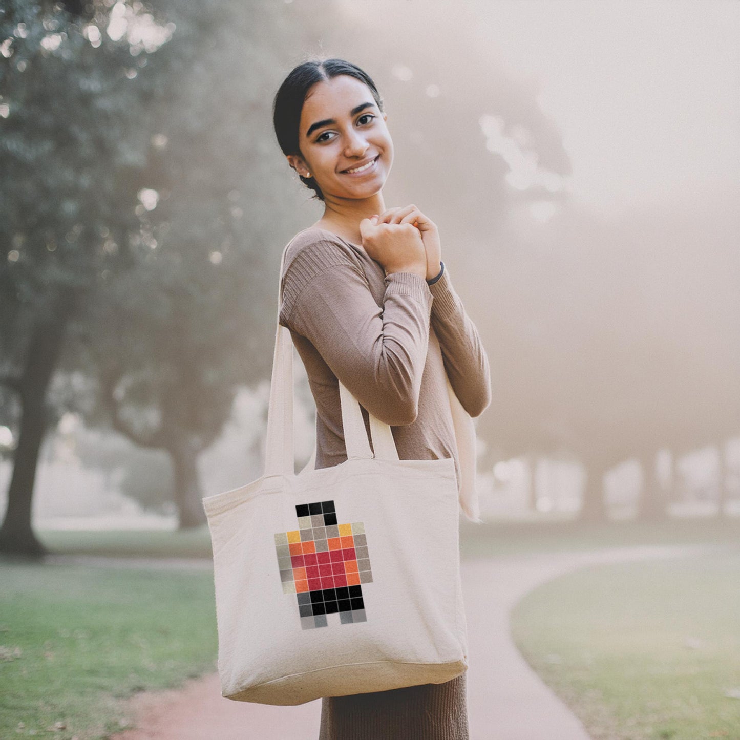 Tote Bag - Neo Colored pixels - Woven