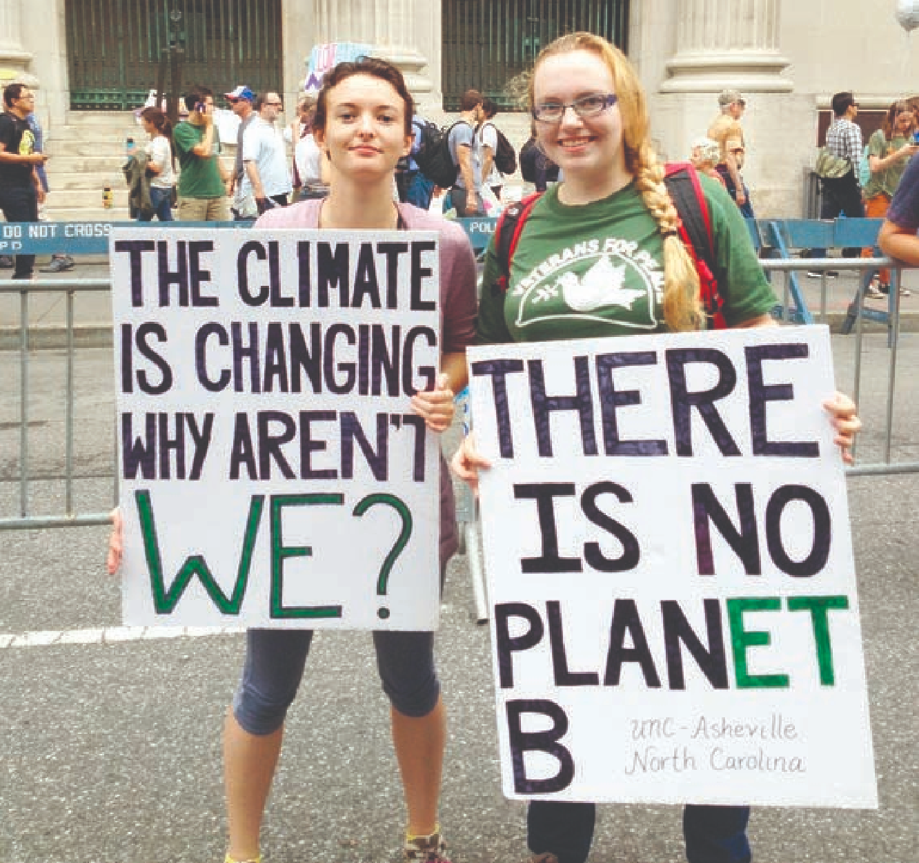Digital Sign - The Climate Is Changing
