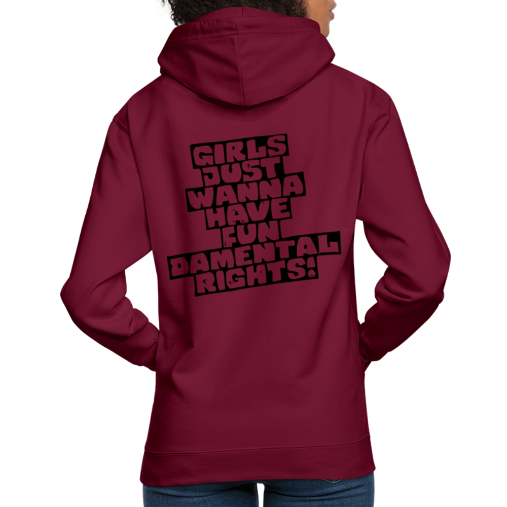 Hoodie - Girls - Unisex - bordeaux