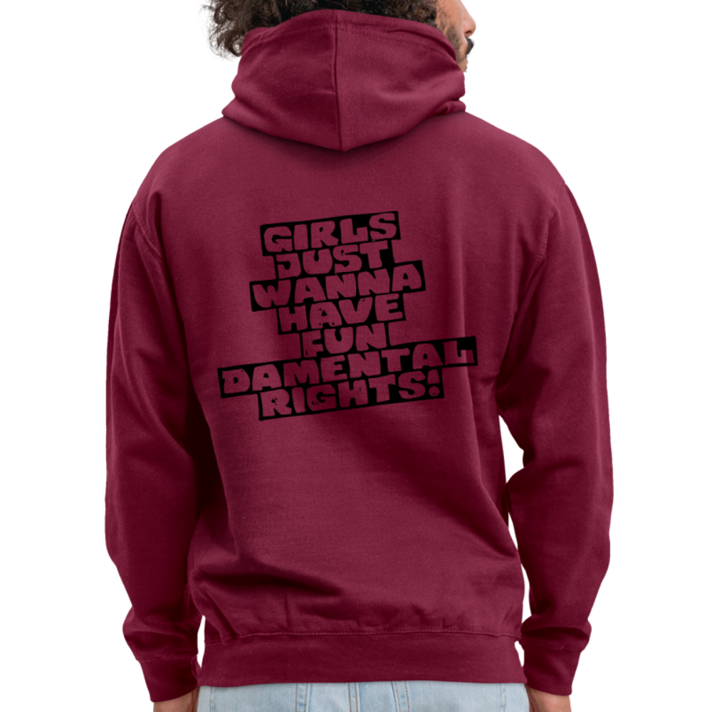 Hoodie - Girls - Unisex - bordeaux