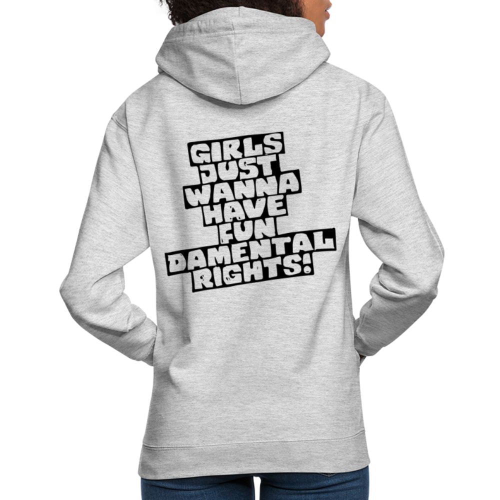 Hoodie - Girls - Unisex - light heather grey