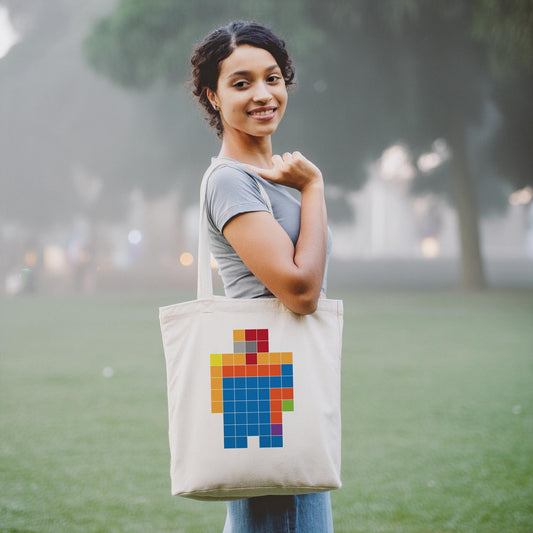 Tote Bag - Neo Colored Pixel
